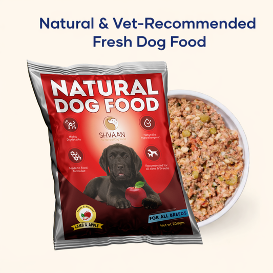 Lamb Meat and Apple - Fresh Human-Grade Wet Dog Food 200 g