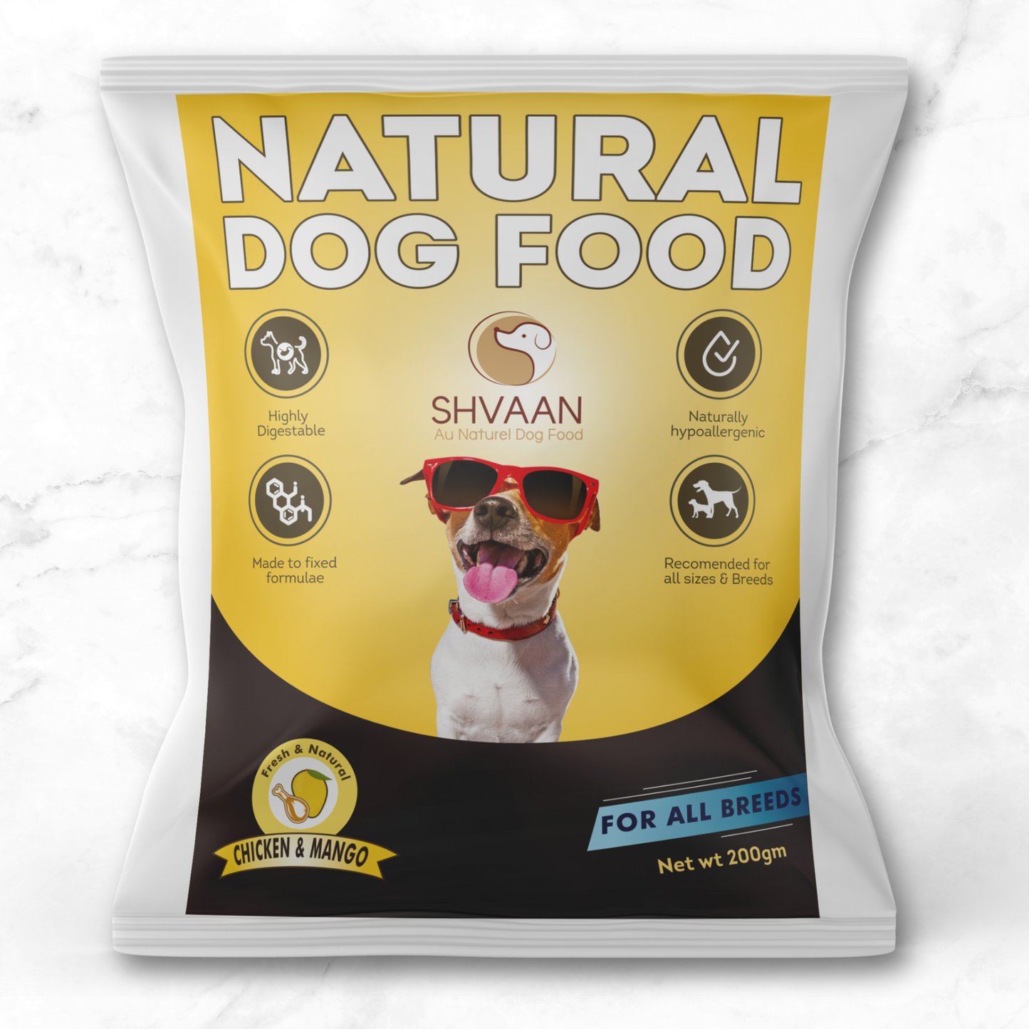 Chicken Delight – Easy Starter Combo (3 x 200 g) combo for dogs – fresh human-grade wet dog food by Shvaan Foods