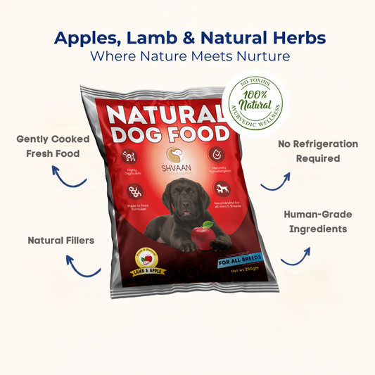 Lamb Meat and Apple - Fresh Human-Grade Wet Dog Food 200 g